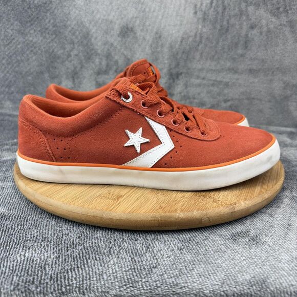 VTG Converse Cons Wells Ox Shoes Mens Size 9.5 Orange Suede Skate Sneakers main image 10